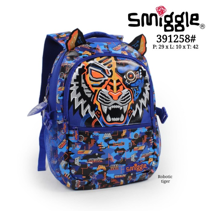 Tas Ransel Besar Anak Sd Laki-Laki Tas 16 Inch Smiggle Original