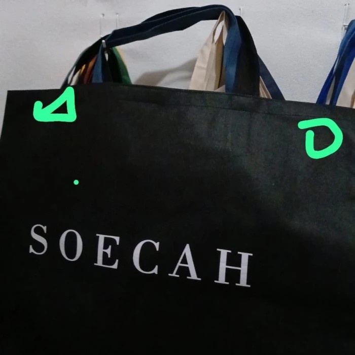 PROMO Tas spunbond jahit custom besar