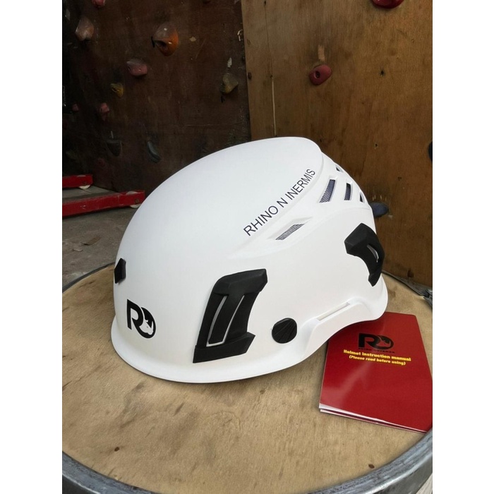 helm safety panjat tebing rescue working dan mountainering rhino seri inermis seperti helm xinda
