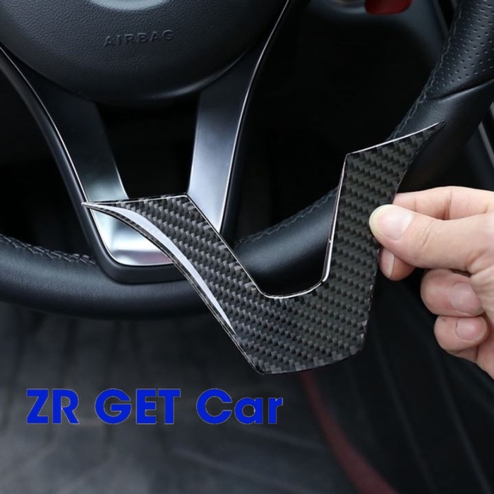 Murah Panel Stir Steer Steering Wheel Carbon Mercedes Benz W204, W205
