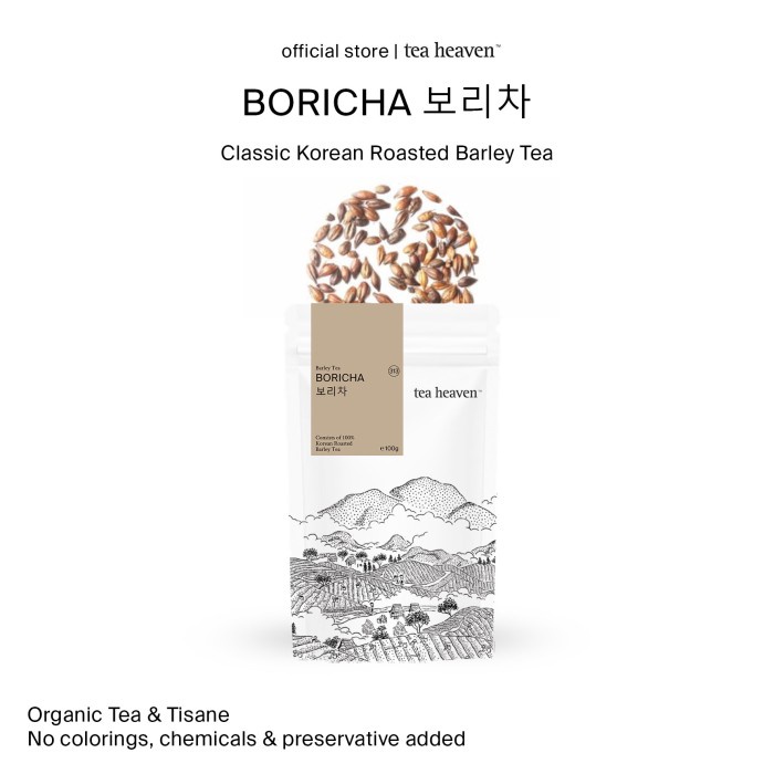 

Sale! Korean Roasted Barley Tea Teh Boricha Import Mugicha Bori Cha