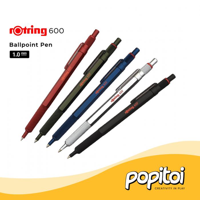 

Kualitas No1 Rotring 600 Series Ballpoint Pen 1.0 Mm Pulpen