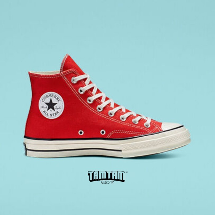 Sale Converse Chuck 70S Enamel Red Egret High & Low - Resmi Pt.Map