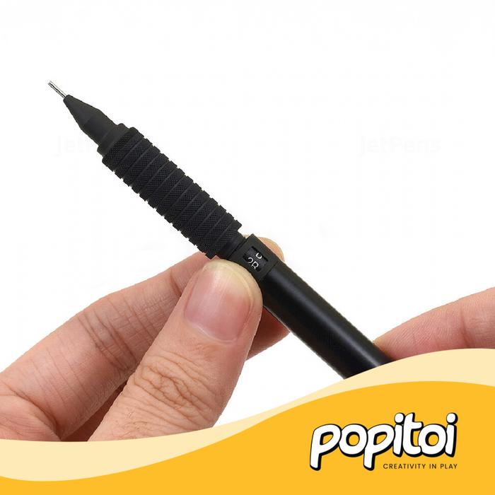 Sale Terbatas Staedtler 925-35 All Black Drafting Mechanical Pencil 0.3 0.5 2.0 Mm Pensil Mekanik