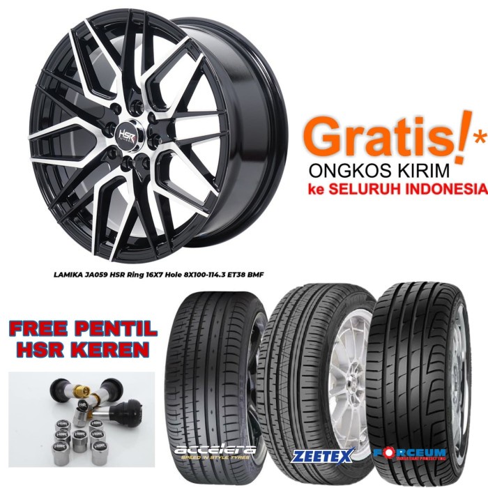 Promo Paket Velg Honda Jazz Ring 16 Dan Ban ( 1 Set )