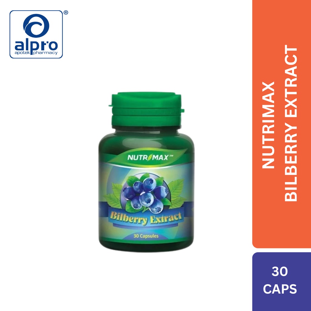 NUTRIMAX BILBERRY EXTRACT 30S