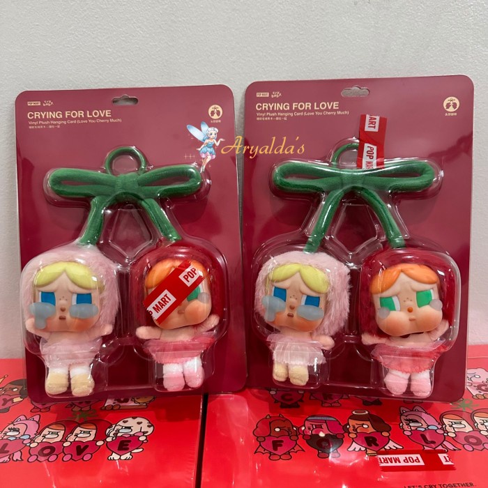 

Terlaris READY STOCK CRYBABY Crying For Love Series Vinyl Plush Hanging Card (Love You Cherry Much)