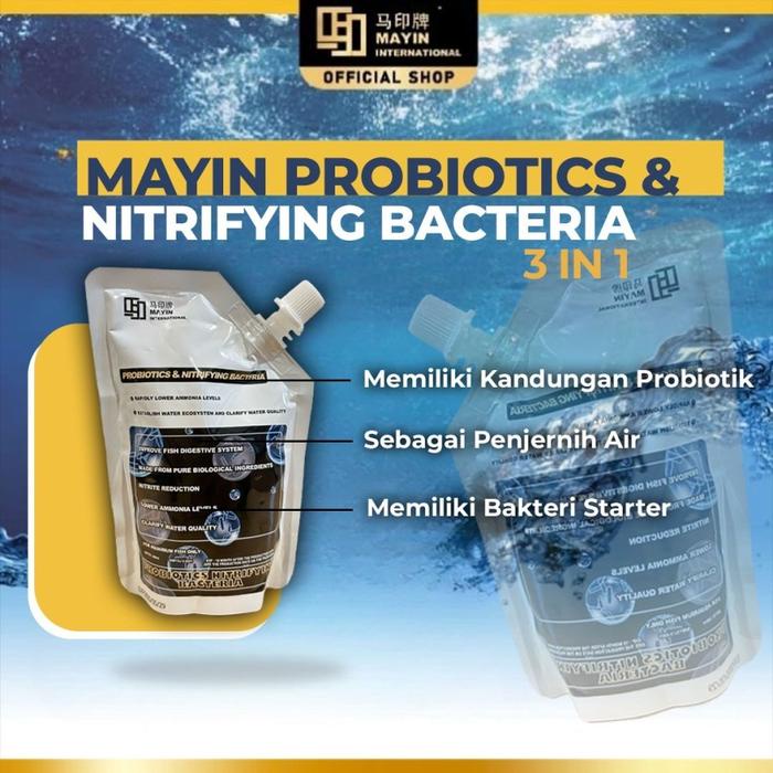 

MAYIN Probiotic & Nitrifying Bacteria Probiotik Bakteri Starter