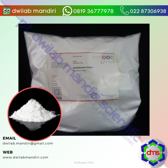 

MAGNESIUM STEARATE PACK 500G