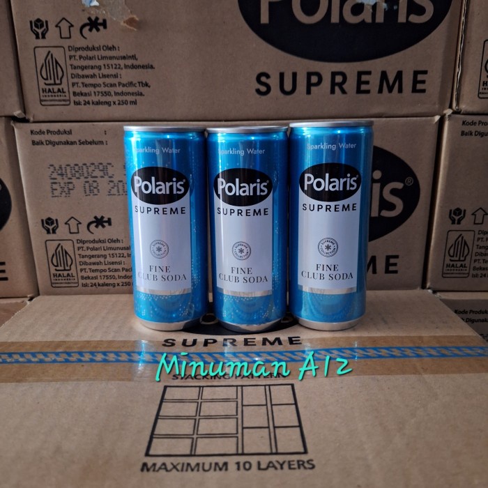

Polaris Supreme Fine Club Soda 250ml