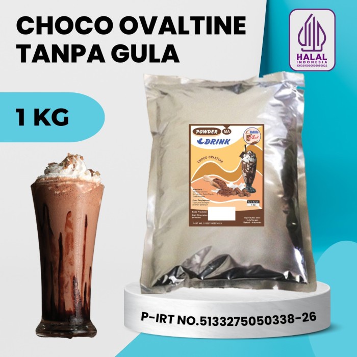 

Powder Plain/ Bubuk Minuman Coklat Ovaltine 1kg/Powder (tanpa gula)