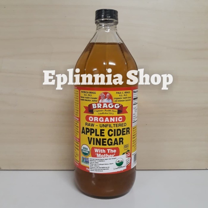 

BRAGG ORGANIC APPLE CIDER VINEGAR 946 ml - Cuka Apel