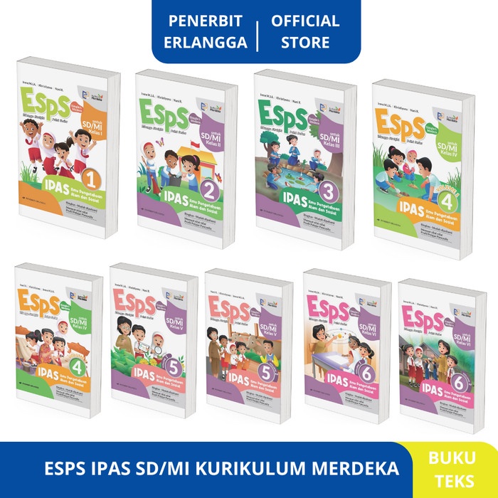 

SALE !!! ESPS IPAS SD/MI KELAS 1 2 3 4 5 6 KURIKULUM MERDEKA ERLANGGA READYY