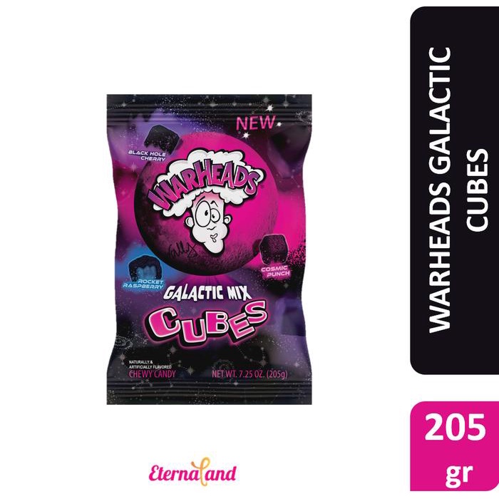 

SALE !!! WARHEADS GALACTIC CUBES - PERMEN ASAM MANIS IMPOR USA READYY
