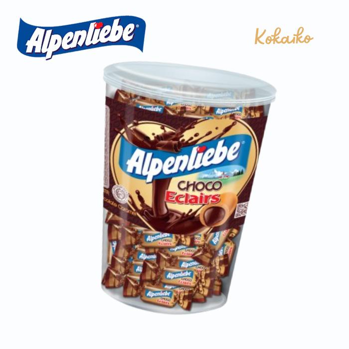 

SALE !!! PERMEN ALPENLIEBE CHOCO ECLAIRS 1 TOPLES ISI 100 PCS CANDY SNACK READYY