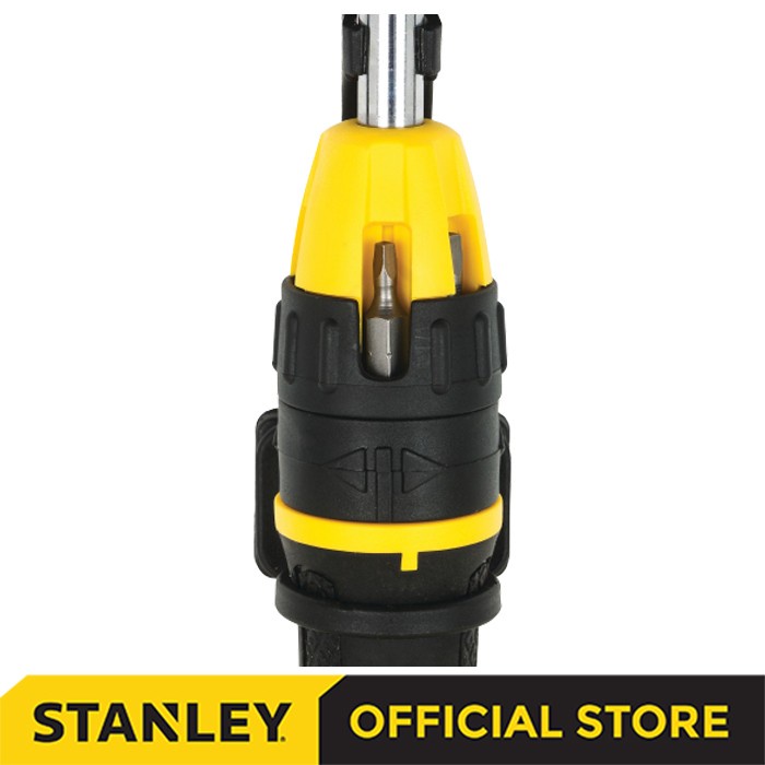 Stanley Racheting Multi Bit Screwdriver Stht68010-8 10Pcs