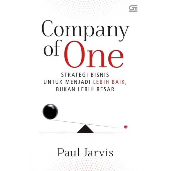 

SALE !!! COMPANY OF ONE STRATEGI BISNIS UNTUK MENJADI LEBIH BAIK BY PAUL JARVIS READYY