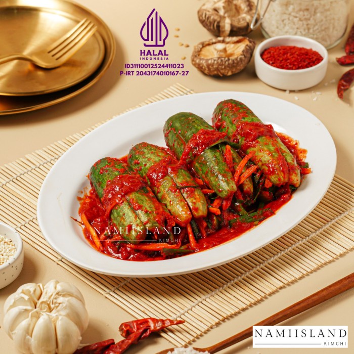 

Tersedia Oi Sobagi Kimchi Timun 1kg