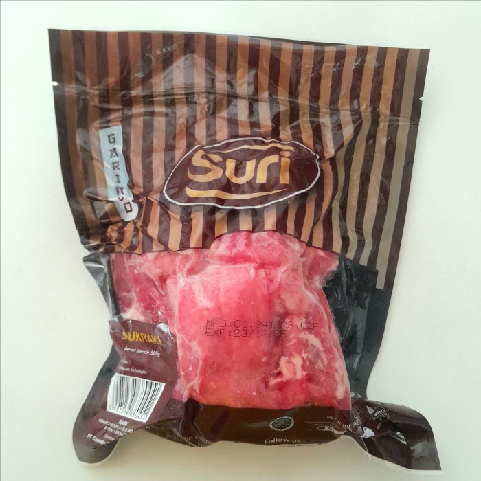 

DISKON SURI BEEF SLICE SUKIYAKI 500GR READYY