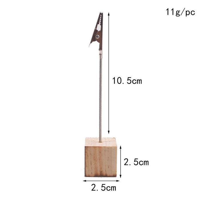 

SALE TERHOTT 10PCS PRICE TAG KAYU / PHOTO CARD HOLDER / TATAKAN HOLDER FOTO / NOMOR MEJA KAYU READYY