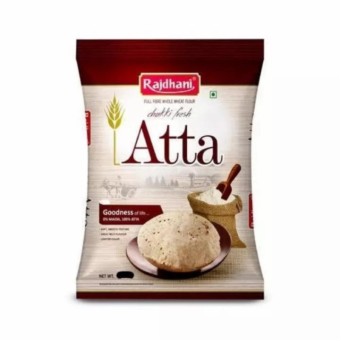 

SALE !!! RAJDHANI CHAKKI ATTA 1 KG READYY