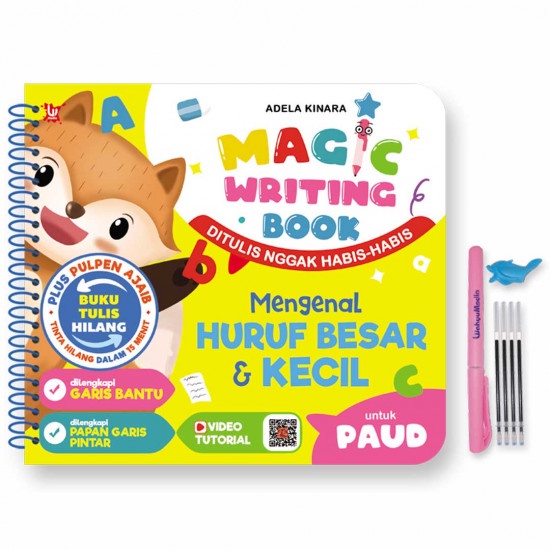 MAGIC WRITING BOOK HURUF BESAR & KECIL