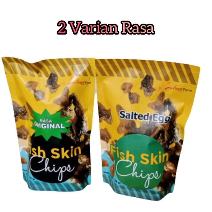

SALE !!! KERIPIK KULIT IKAN PATIN 2 VARIAN AINURFOOD KERUPUK PEDAS READYY
