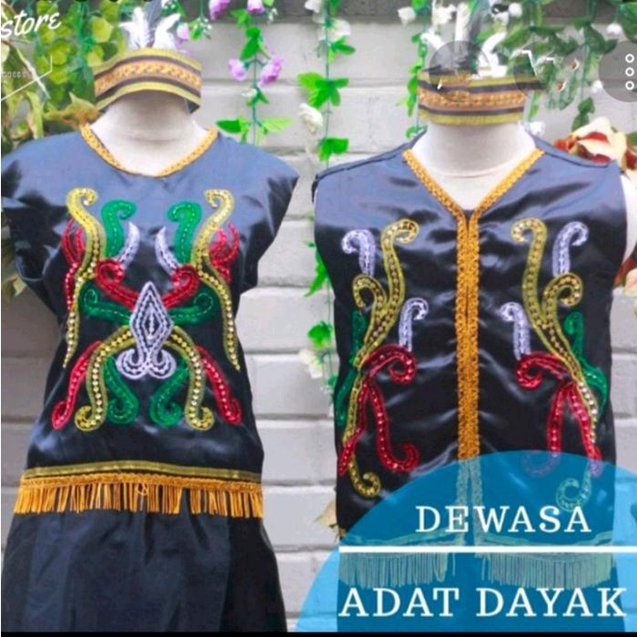 TERMURAH baju adat Kalimantan Timur dewasa
