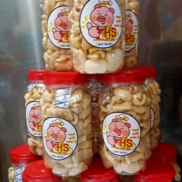 

SALE !!! KERUPUK KULIT BABI PREMIUM IMPORT/B2 TOPLES 180GR INCLUDE TOPLES 2LTR READYY