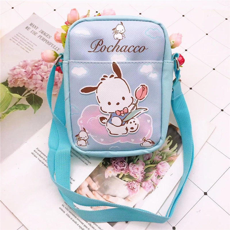 Sanrio Crossbody Bags Shoulder Messenger Bags Cute Cartoon Portable Backpacks Hellokitty Cinnamorol