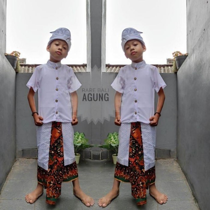 PROMO Baju Semi Safari Rare Bali Agung//Pakaian Adat Bali Anak//Baju Adat