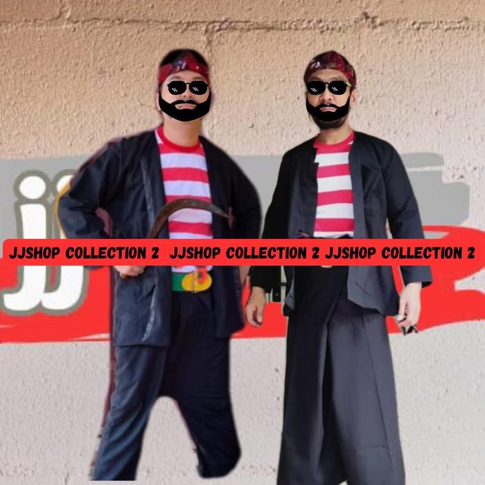 OBRAL BAJU SAKERA DEWASA, BAJU SETELAN ADAT MADURA SAKERA DEWASA, BAJU TRADISIONAL MADURA SAKERA