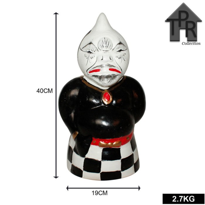 PROMO Gerabah - Celengan Tanah Liat Piggy Bank Semar Dan Cepot