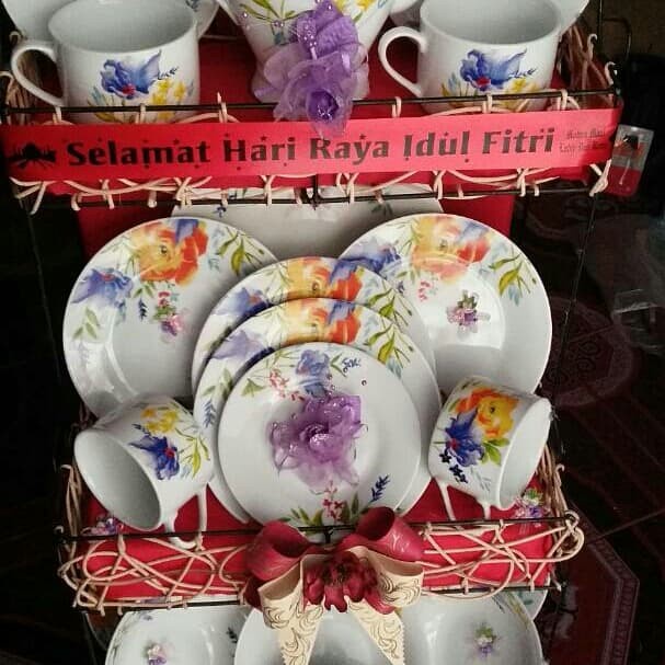 Keranjang Rotan Besi Susun 3.