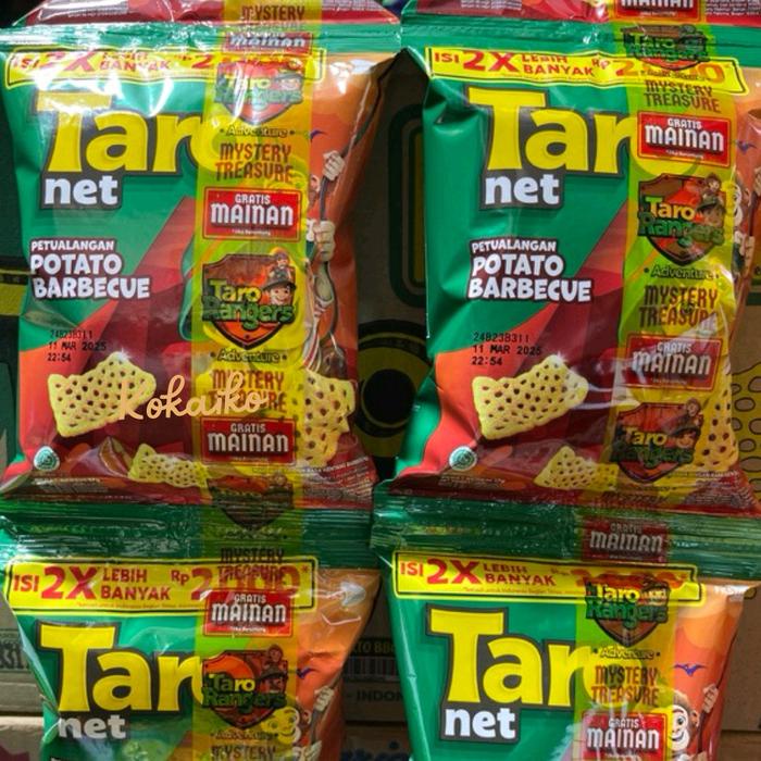 

SALE !!! TARO NET 17 GRAM DUS ISI 40 PCS - CIKI TARO - DUS DUSAN - CEMILAN SNACK READYY