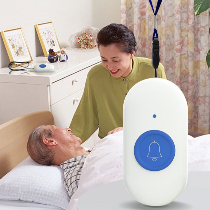 SALE  BEL WIRELESS ALARM LANSIA MULTIFUNGSI UNTUK RUMAH SAKIT DAN RUMAH TANGGA ANTI AIR 36 NADA