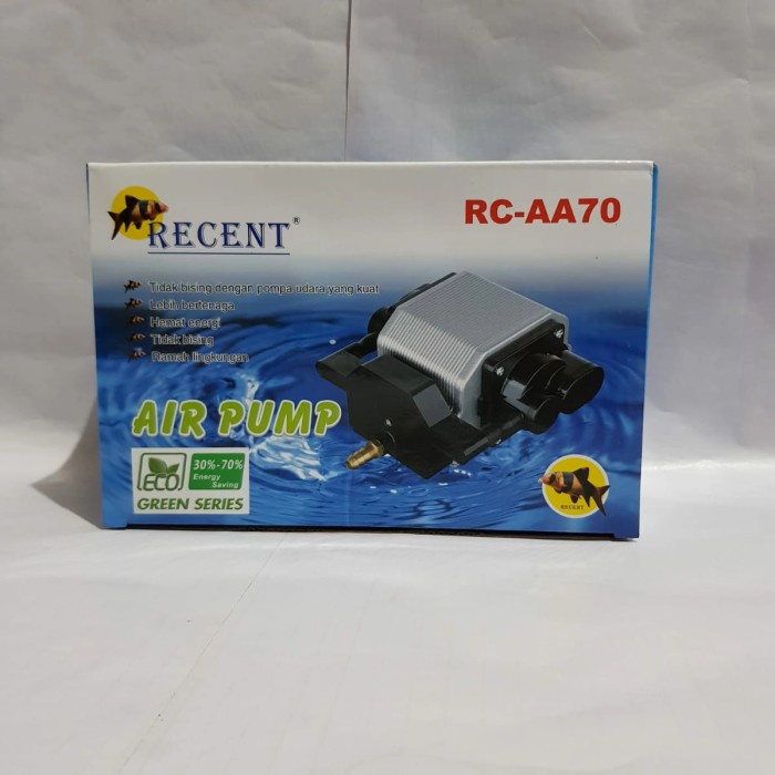 Recent Air Pump Rc-AA70 mesin Aerator 8 lubang