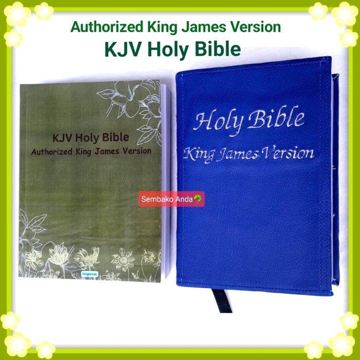 

Kjv Holy Bible. Authorized King James Version. Alkitab Kristen Bahasa Inggris. English. G1