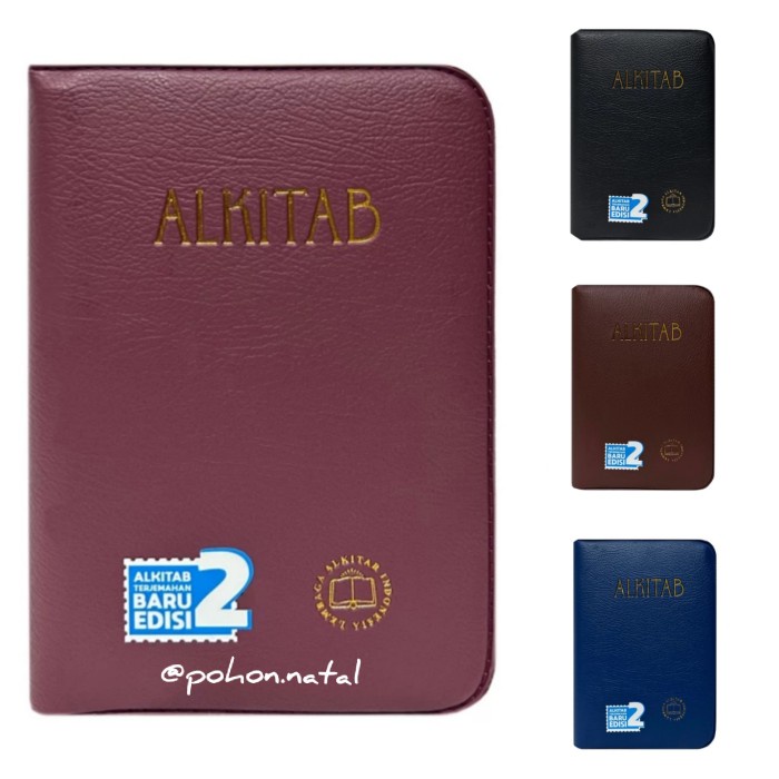 

Alkitab Bersampul Ukuran Besar. Huruf Lebih Besar.