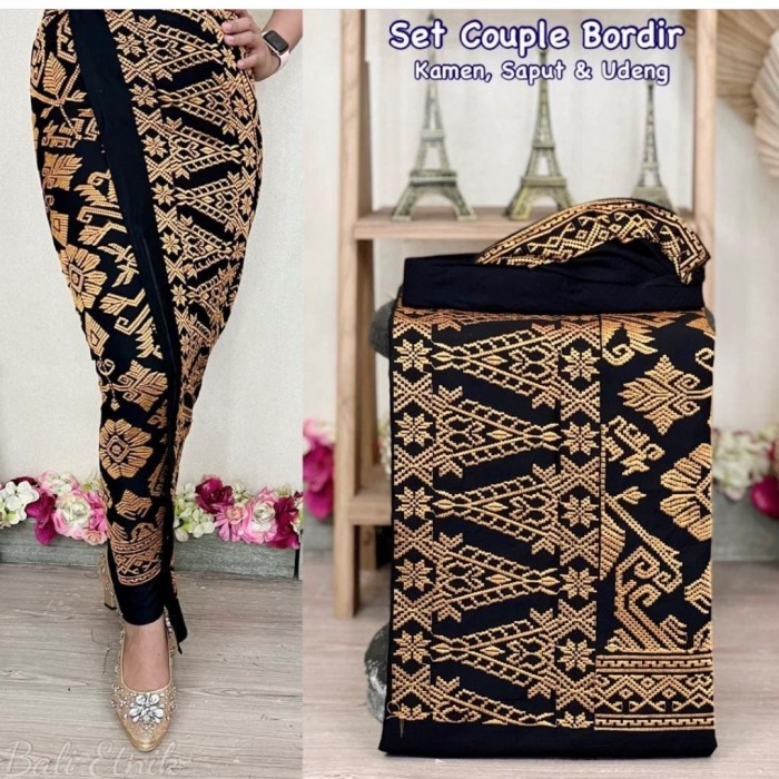TERUJI Baju Bali Jegeg Couple Kamen Udeng Saput adat bali pria