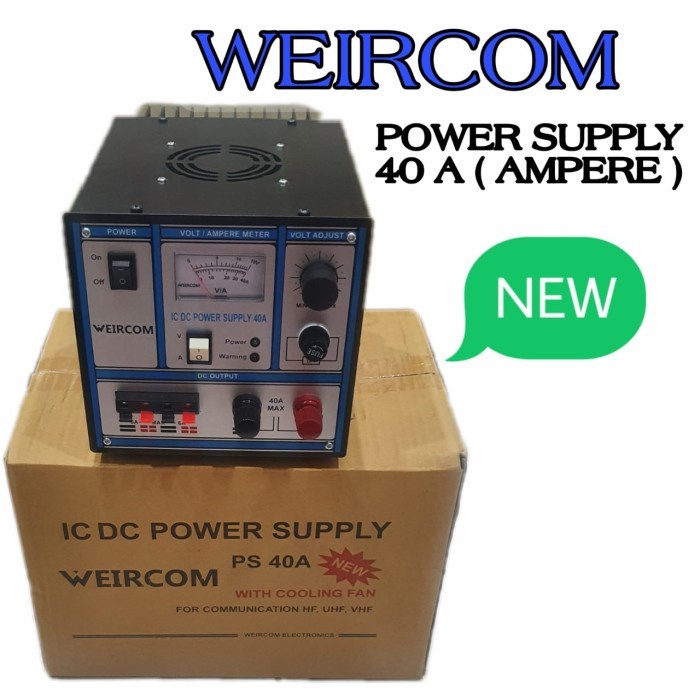POWER SUPPLY Weircom 40 Ampere terbaru