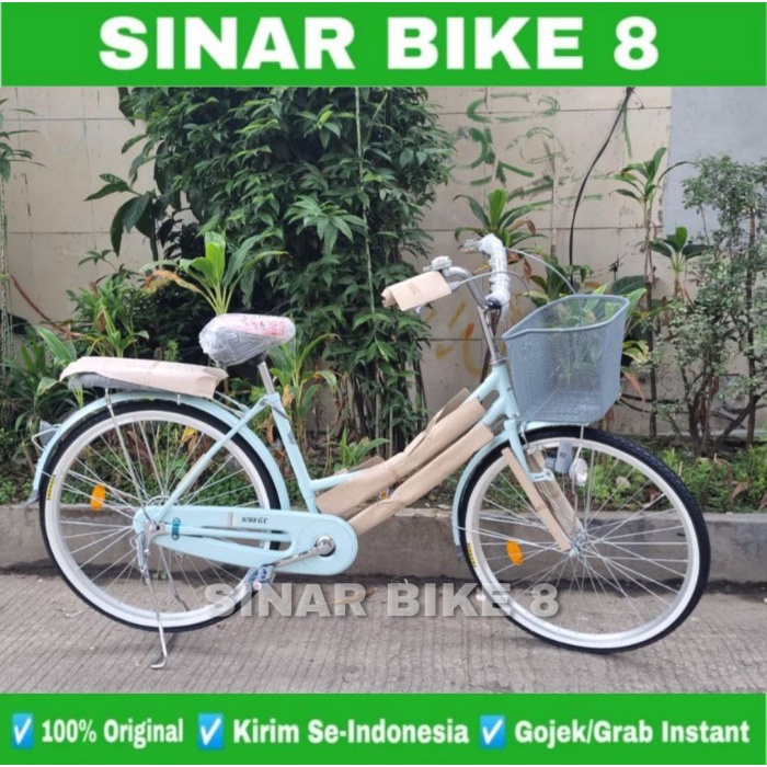 Sepeda Keranjang Dewasa Perempuan EXOTIC 9788 GX Ukuran 20" 24" 26"