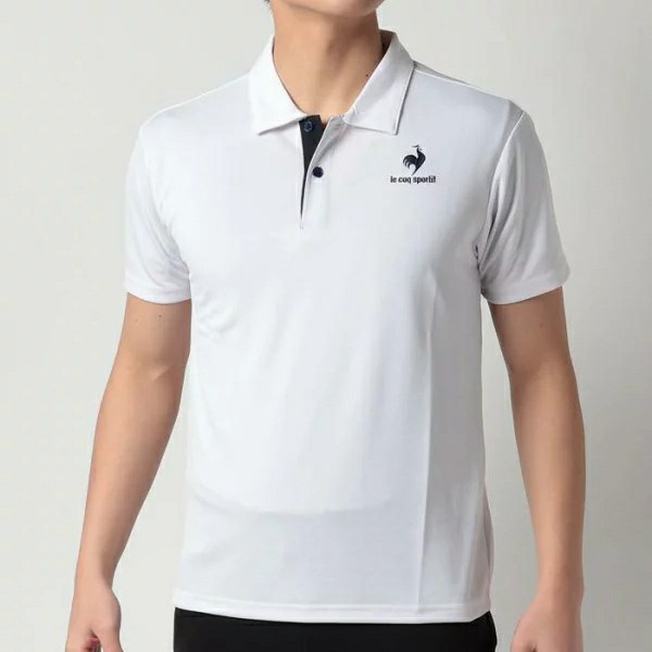 TERBARU Polo golf le coq sportif Original white