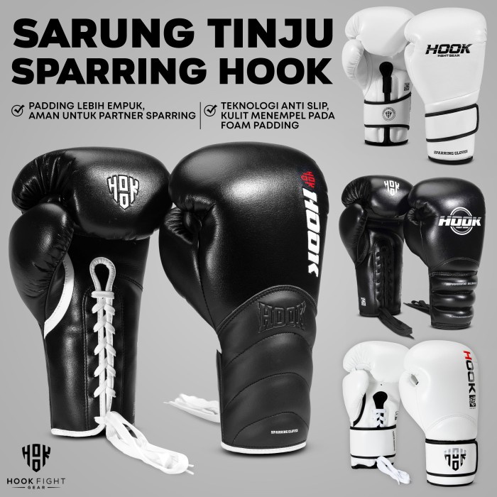 Sparring Gloves Hook Spiral, Sarung Tinju Sparring, Sarung Tinju Hook