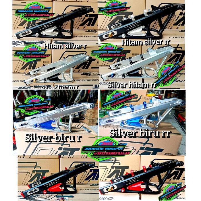 Swing Arm Aitech Original untuk Kawasaki Ninja 2 Tak ninja r ss rr zx nsr150r victory warna hitam