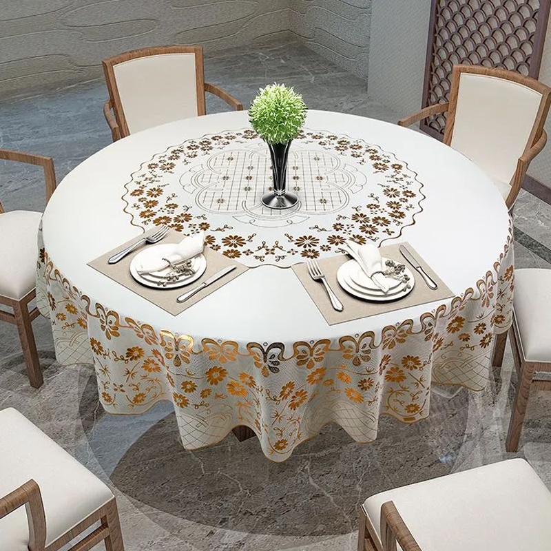 /Taplak Meja Tamu Makan/Diameter 152cm /Bulat Bundar/ Ruang Motif Modern Mewah / Kecil Besar /Anti