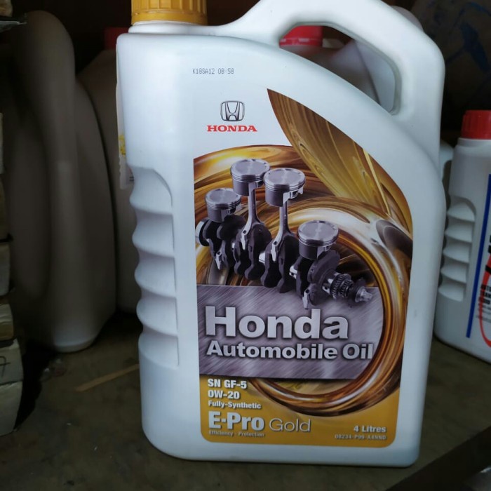 Oli Mesin Mobil Honda Epro E-pro Gold 4 liter Asli Ori