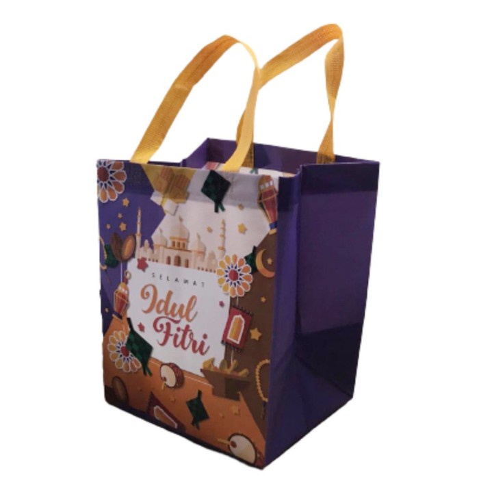 Goodie Bag Tote Bag Idul Fitri Kecil / Tas Souvenir Parcel Lebaran
