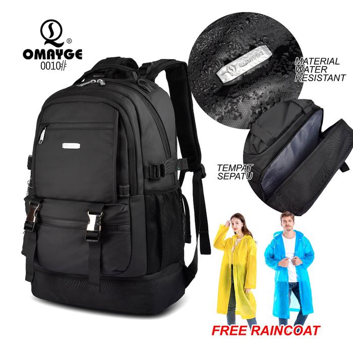 Omayge Tas Ransel Omayge 0010 Tas Backpack Laptop Tas Travel Tempat Sepatu