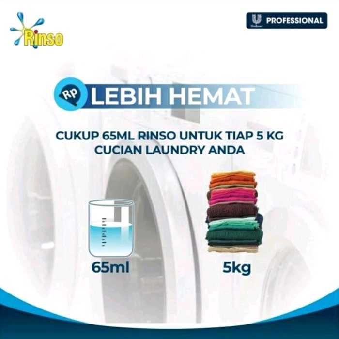 Deterjen Rinso Cair Matic Jerigen 4.5 Liter